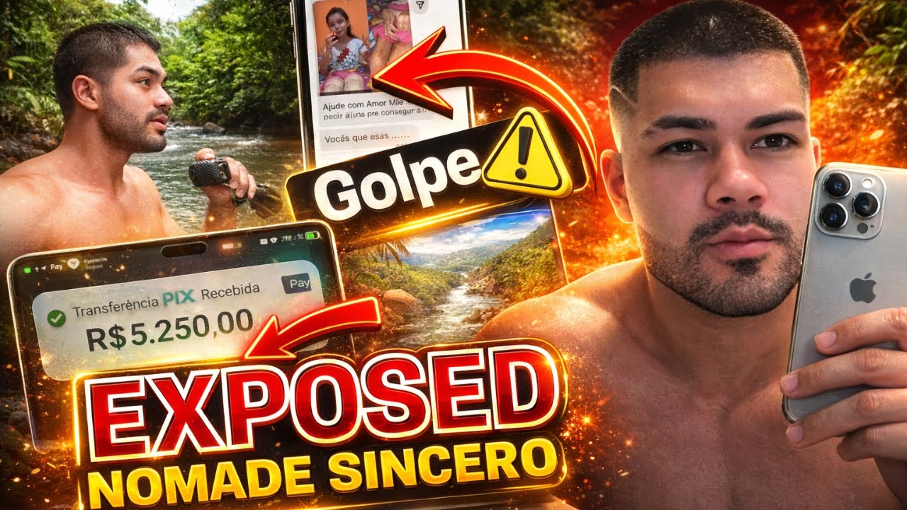 DEU RUIM!!! Nomade Sincero EST&Aacute; APLICANDO golpe na internet ( A CASA CAIU )