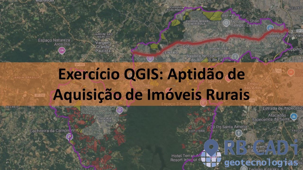 Exercício QGIS: Aptidão de Aquisição de Imóveis Rurais
