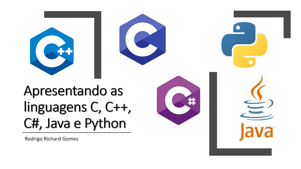 Comparativo entre as linguagens de programação C, C++, C#, Java e Python