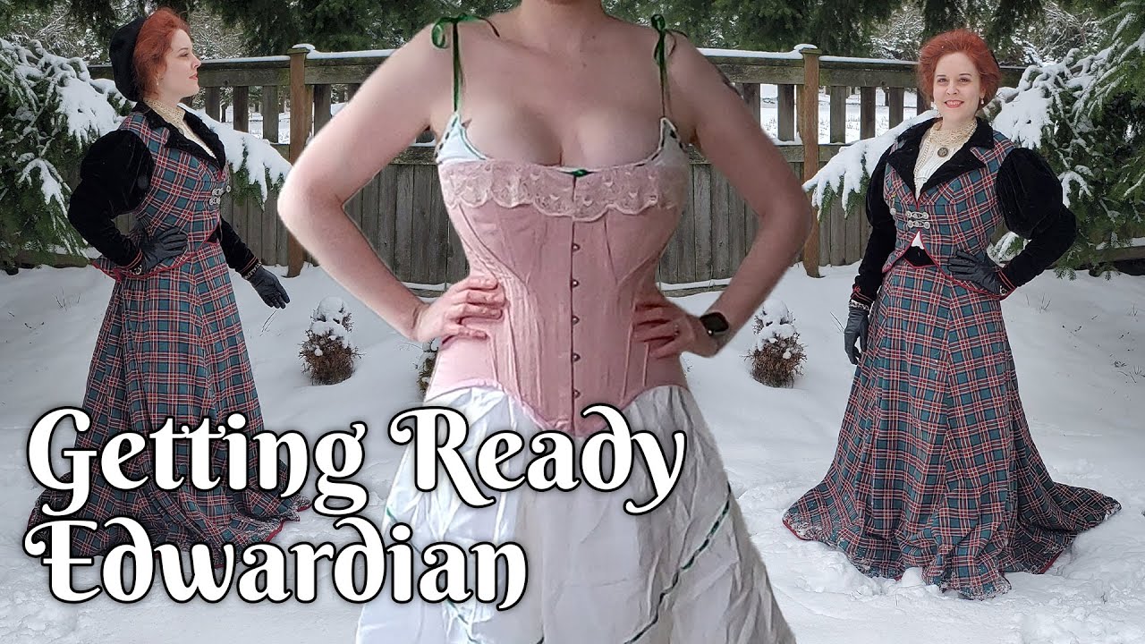 Getting Ready Edwardian | Anne Inspired Tartan Flannel Walking Suit