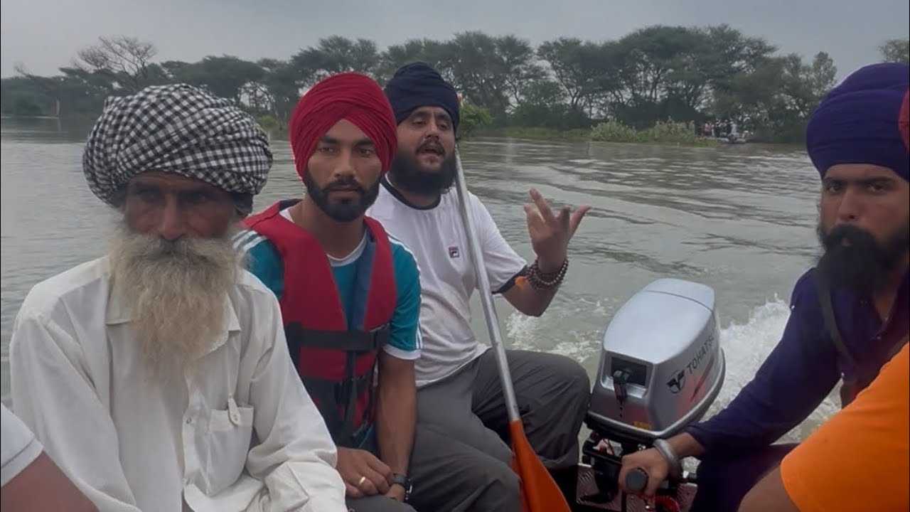 pind de pani nal bhut bure halat hoye wmk 🙏🙏🙏#punjab #floods #flood 