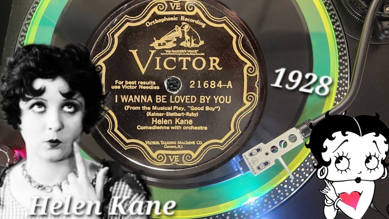 This 98 Year Old 78 Record is MINT! I Wanna Be Loved By You ~ Helen Kane - On Modern Turntable GREAT