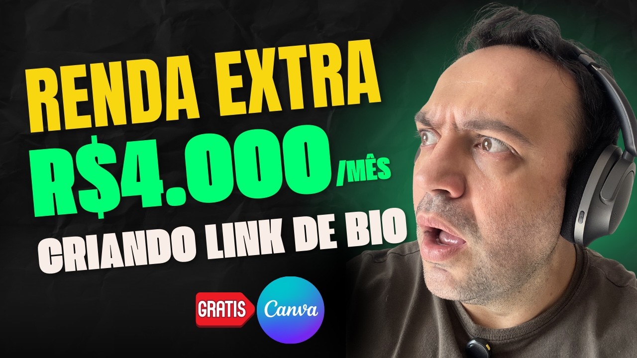 Como Ganhar Dinheiro Criando Link de Bio no Canva (Renda Extra Simples)