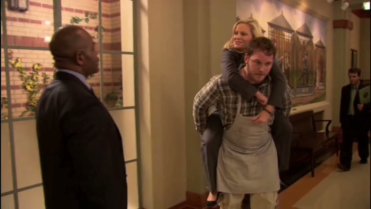 Leslie and Councilman Howser awkward moments compilation. Parks and Rec.