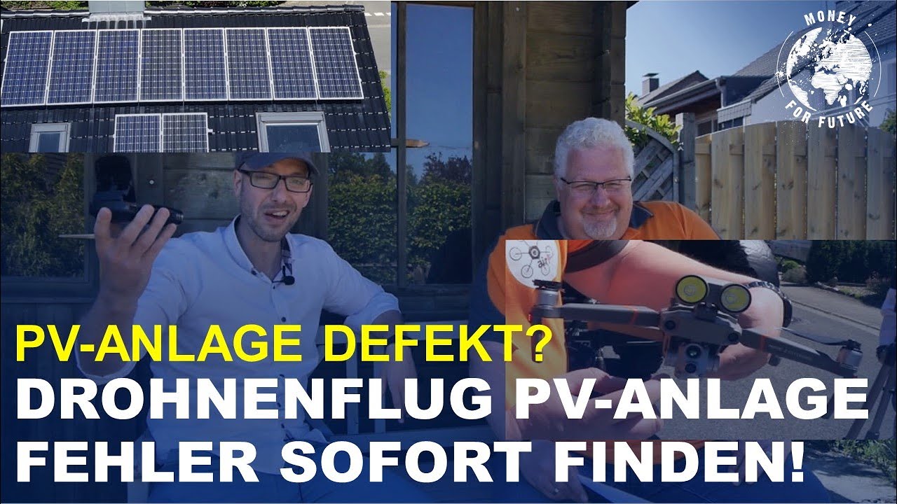 Solaranlage defekt! Was tun? Drohnenflug über Photovoltaik! Interview mit dem Drohnenmeister!