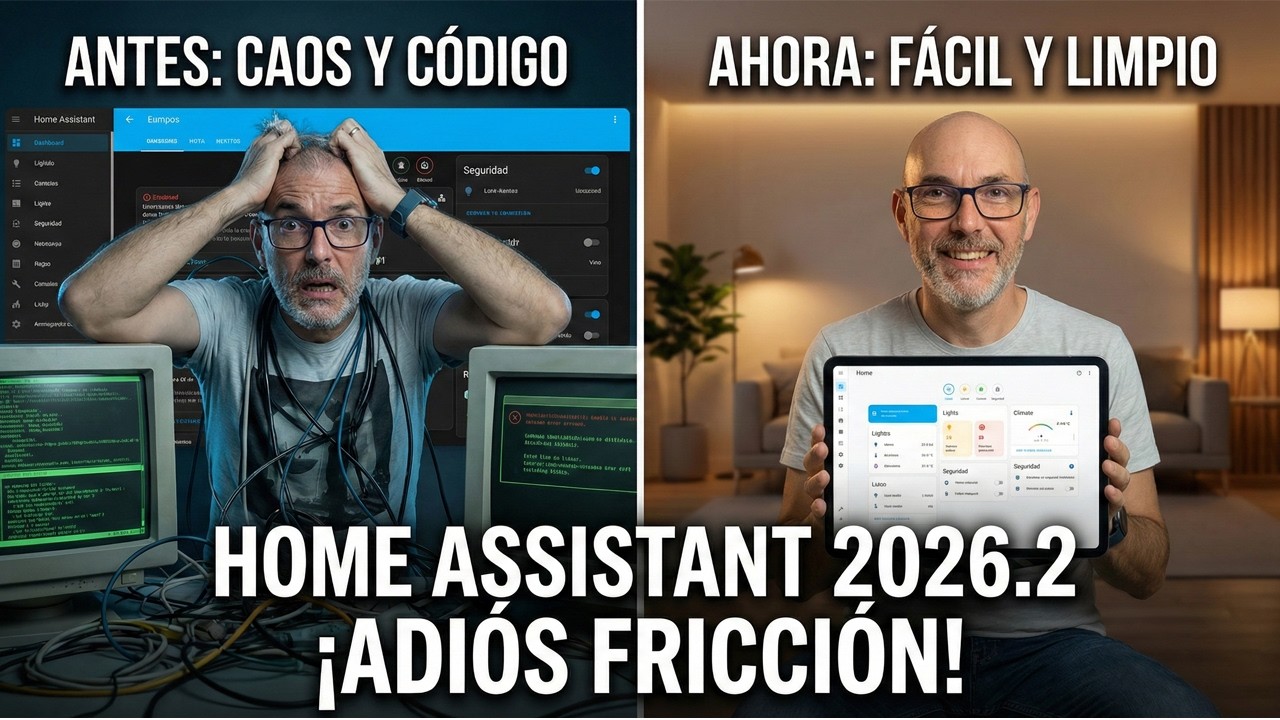 &iexcl;ADI&Oacute;S FRICCI&Oacute;N! Home Assistant 2026.2 Lo Cambia TODO