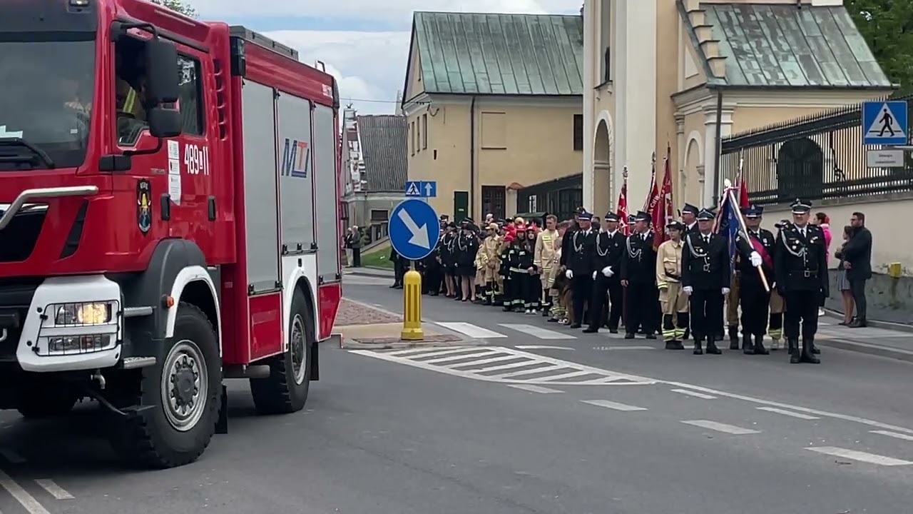 Przemarsz🇵🇱 Dzień Strażaka Gmina Opole Lubelskie. 4 maja 2025