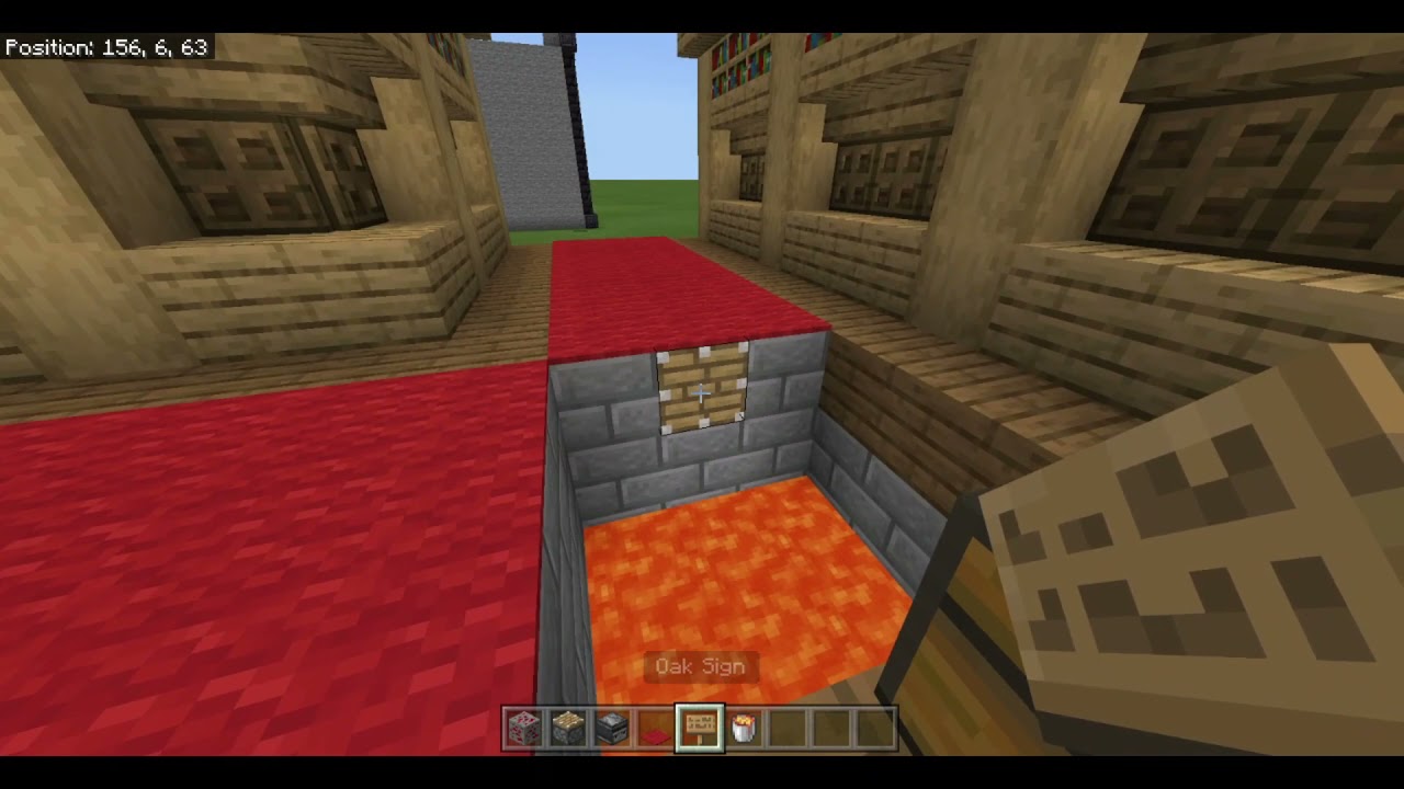 How to make a hallway trap in Minecraft!!!