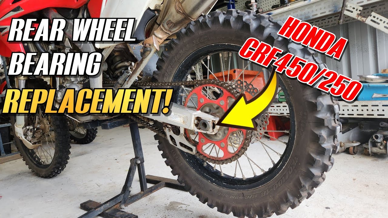 DIY - Honda CRF450 Rear Wheel Bearing Replacement