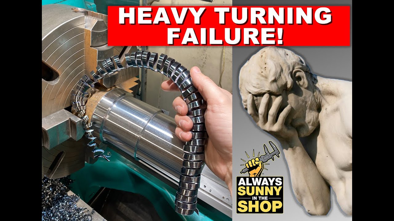 Monarch Lathe Heavy Turning FAIL!