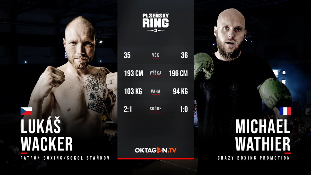 Luk&aacute;&scaron; Wacker vs. Michael Wathier | Plzeňsk&yacute; Ring 3 | Patron Boxing