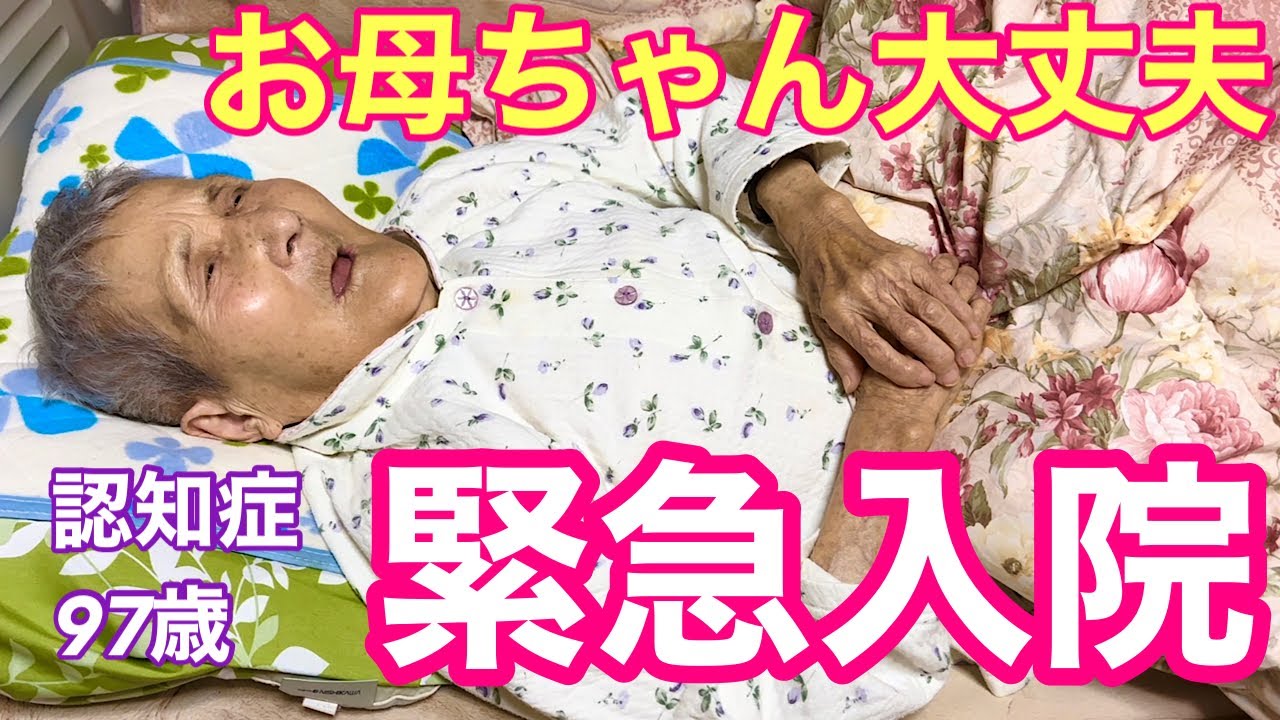 ＃109  認知症97歳おばあちゃん緊急入院