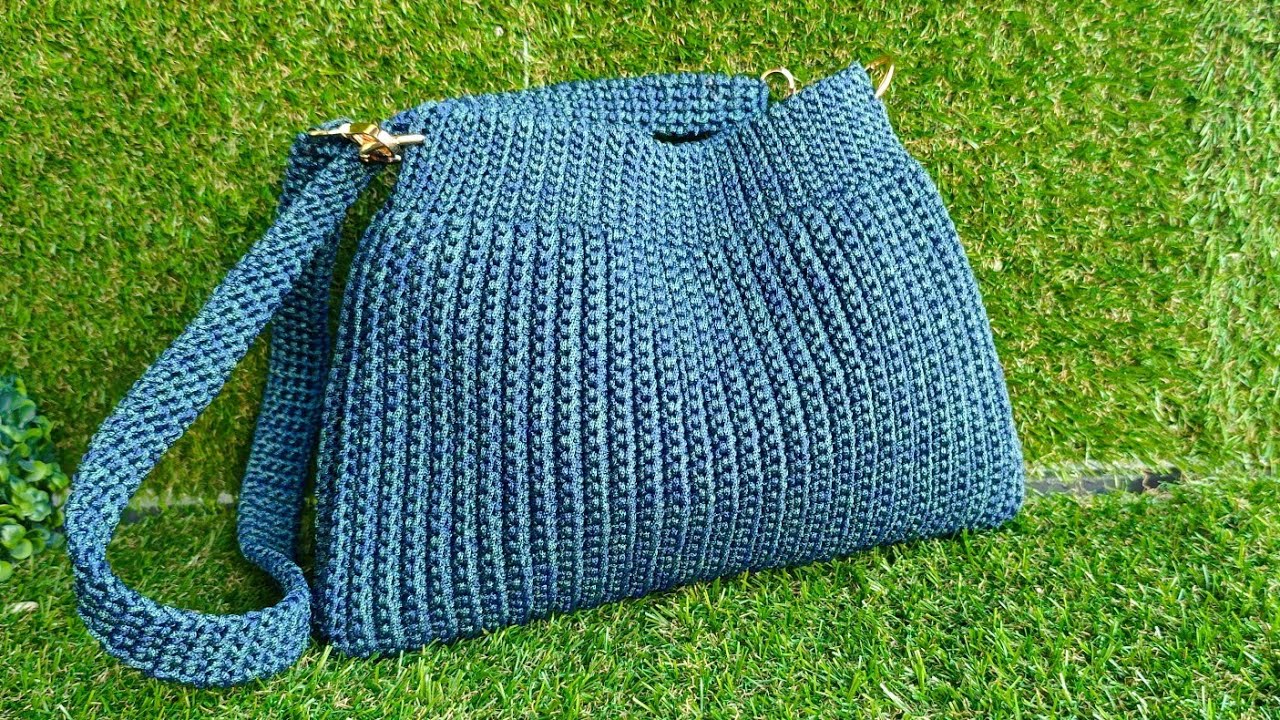 Tutorial borsa in cordino a uncinetto 