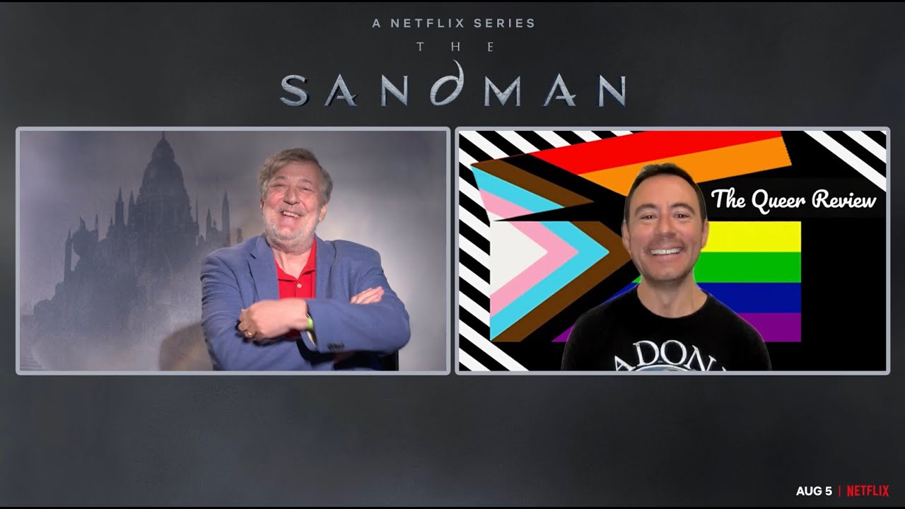 Stephen Fry on his roles in The Sandman, V for Vendetta, Heartstopper, Peter's Friends & It's A Sin