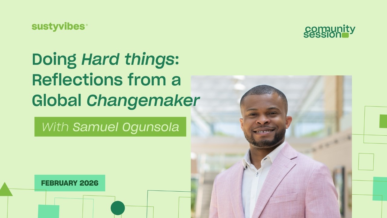 Doing Hard Things: Reflections from a Global Changemaker w/ Samuel Ogunsola