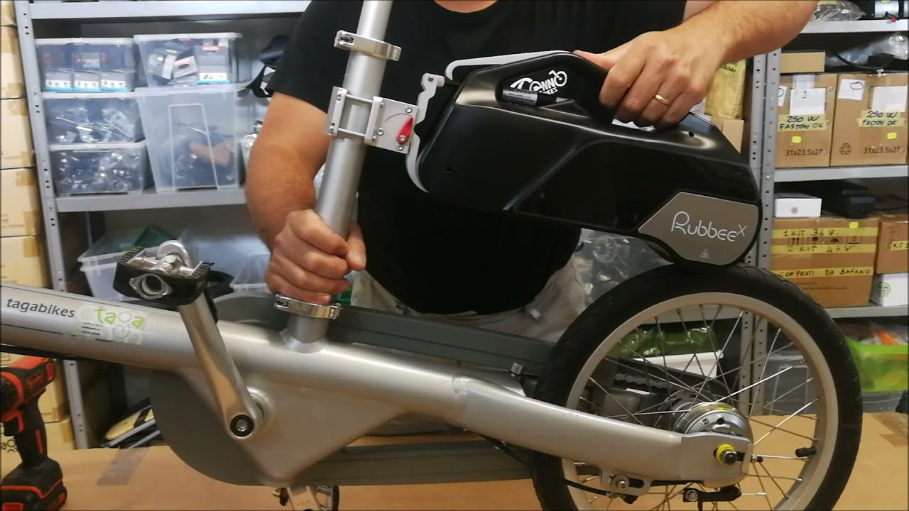 Come installare il kit elettrico Rubbee nella Taga passeggino