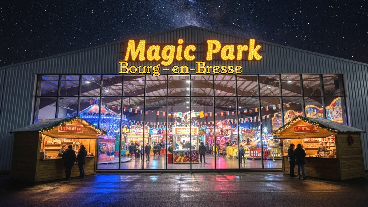 Une fête foraine couverte à Bourg-en-Bresse : MAGIC PARK