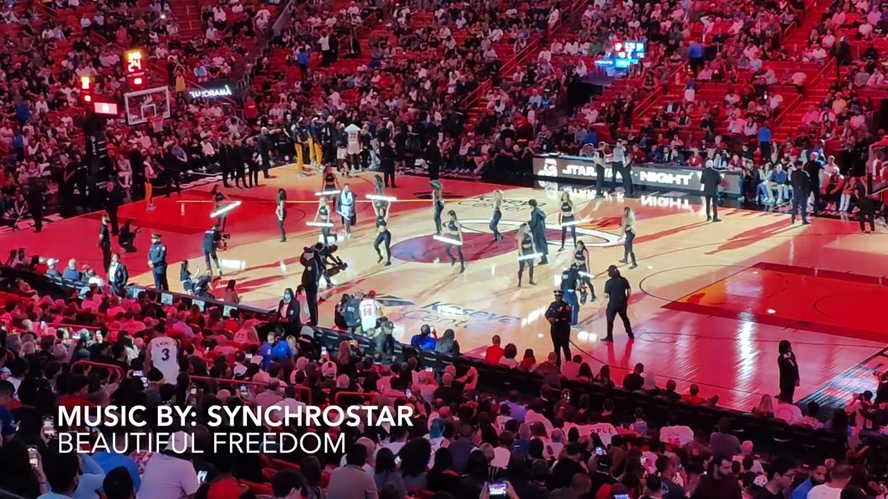 Beautiful Dance by Miami Heat's Cheerleaders. Music by SynchroStar.