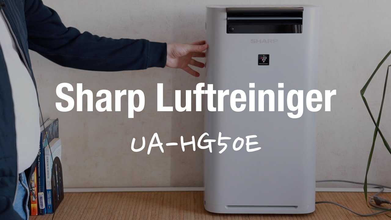 SHARP UA-HG50E Luftreiniger Test (Allergie, HEPA Filter, Wasser)