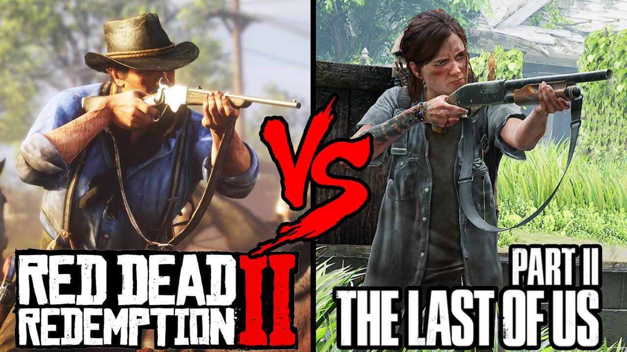 RED DEAD REDEMPTION 2 VS THE LAST OF US 2! QUAL É MAIS DETALHADO?