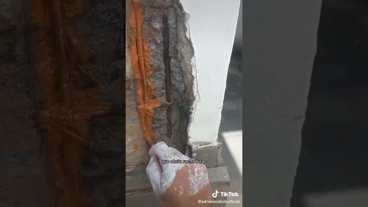 RESTAURAÇÃO DE FERRAGEM DE PILAR. 