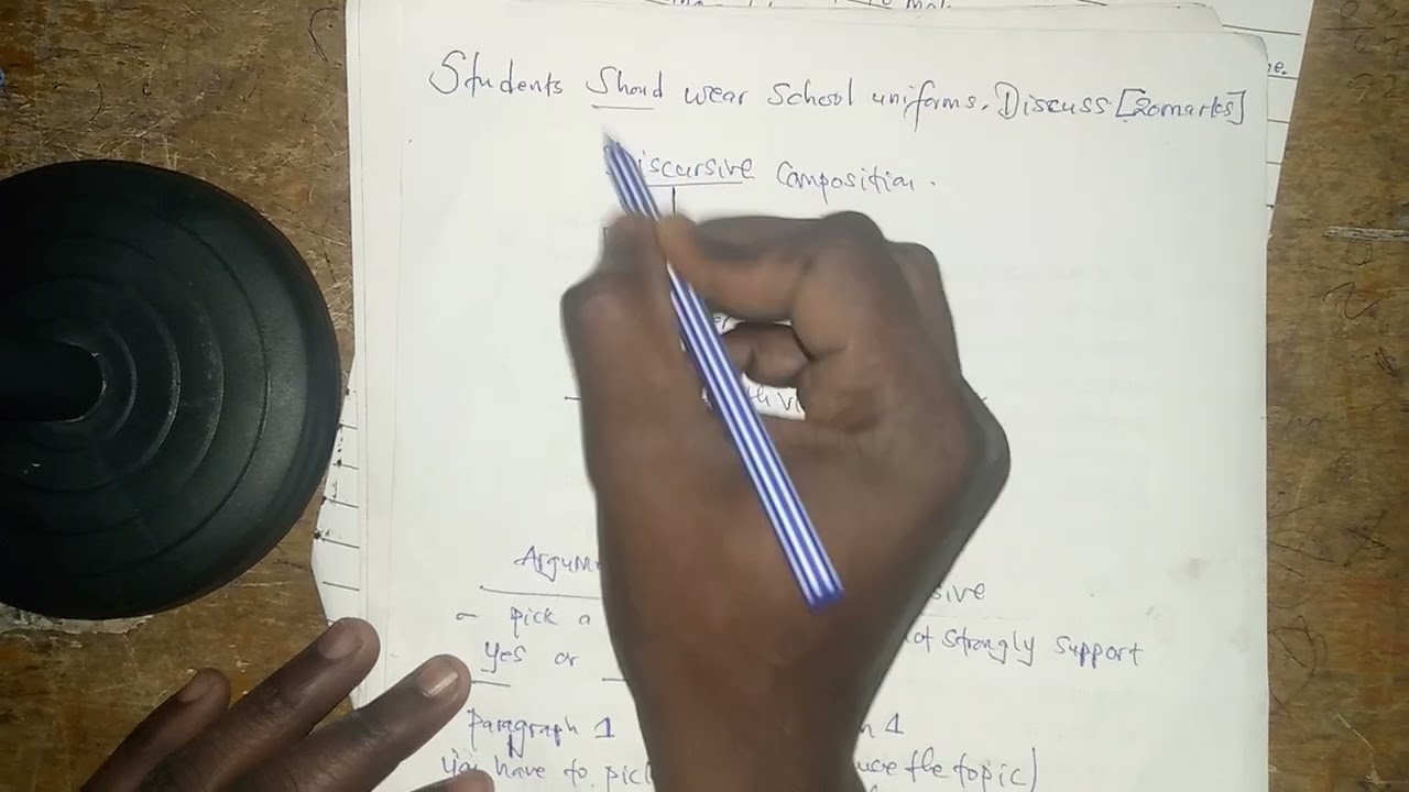 2025 Discursive composition [] English p1 preps