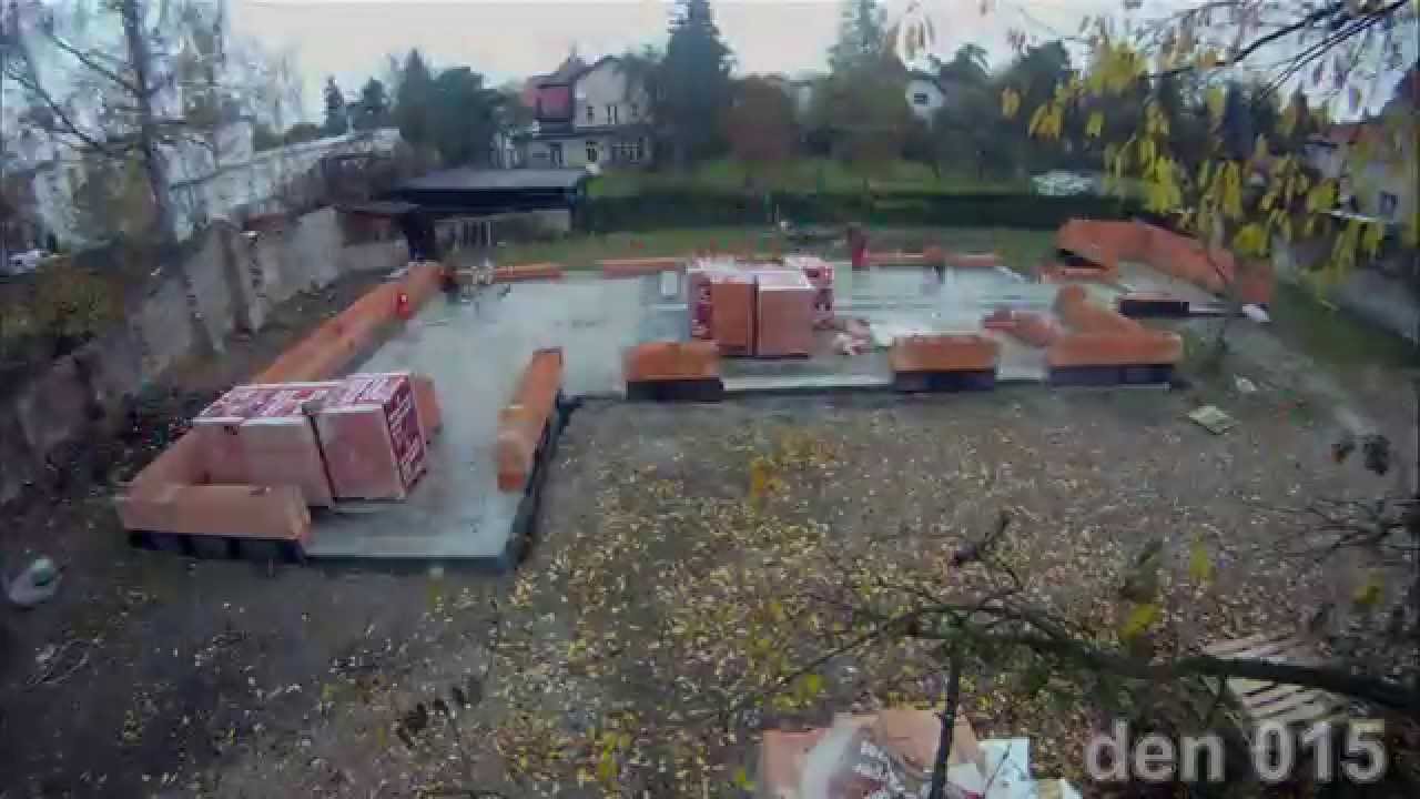 Stavba domu Timelapse cast1