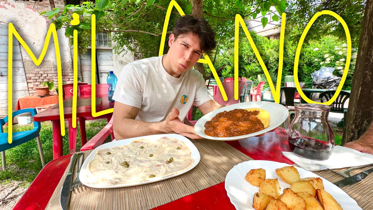 Come si mangia in una vecchia TRATTORIA di frontiera a Milano