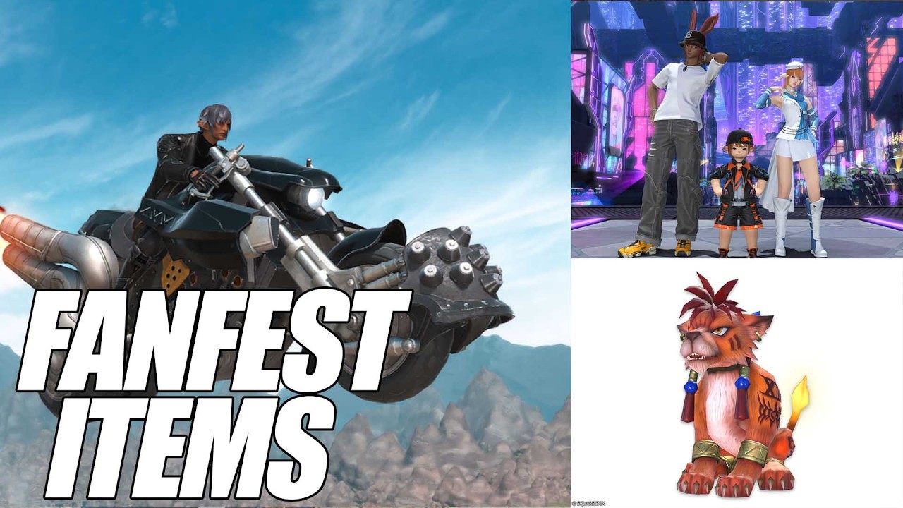 ЕЩЕ ОДИН МОТОЦИКЛ ИЗ FF7? - Представлены цифровые товары с фестиваля фанатов FFXIV.