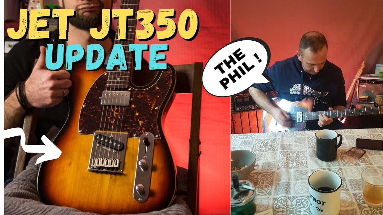 JET Guitars JT350 : little update & had some visit !