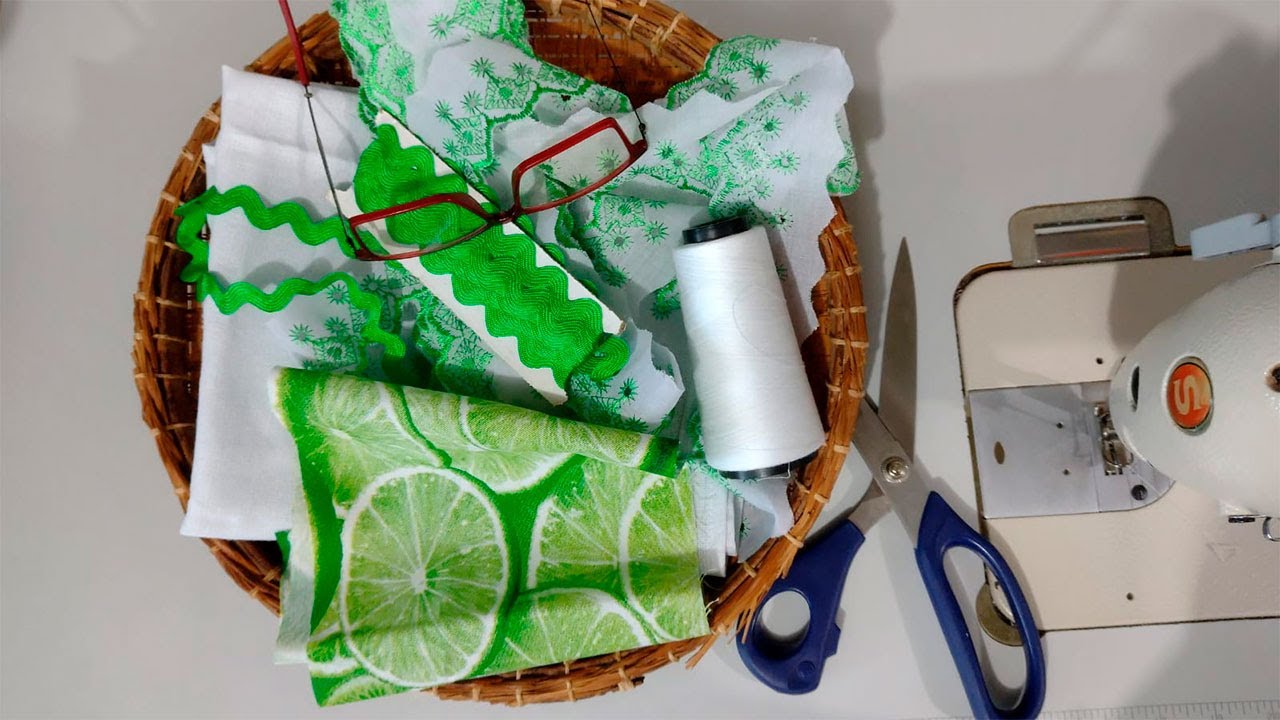 como fazer BARRADO de Pano de Prato fácil (Barrado com Limões) 😍