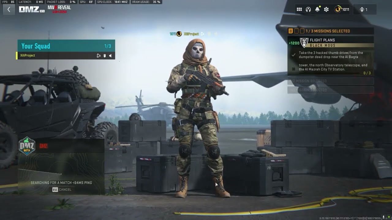 Call of Duty Warzone 2.0 DMZ - Extract 4 Black Mous Intel