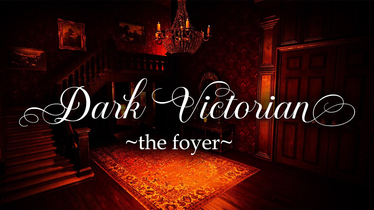 Dark Victorian Mansion: The Foyer | Piano and Cello On A Stormy Night