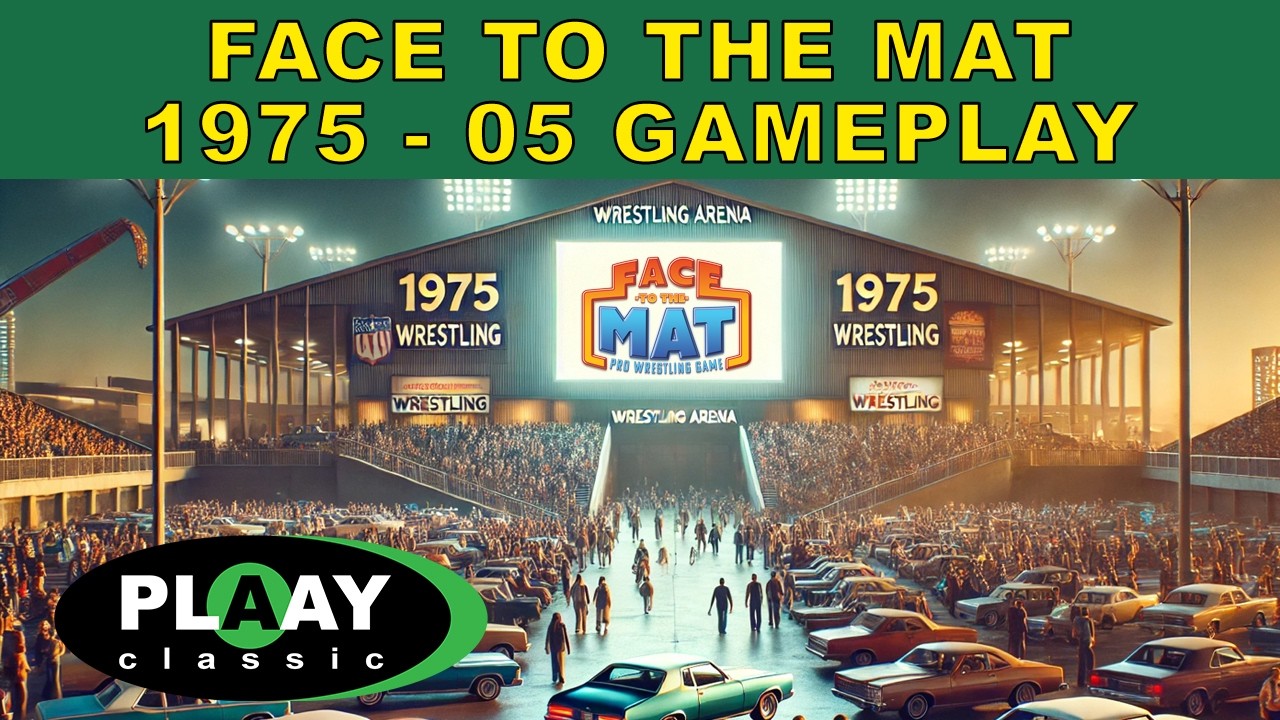 Face To The Mat Gameplay Tabletop Wrestling Game @PLAAYGamesYT Solo Play RPG WAF 1975