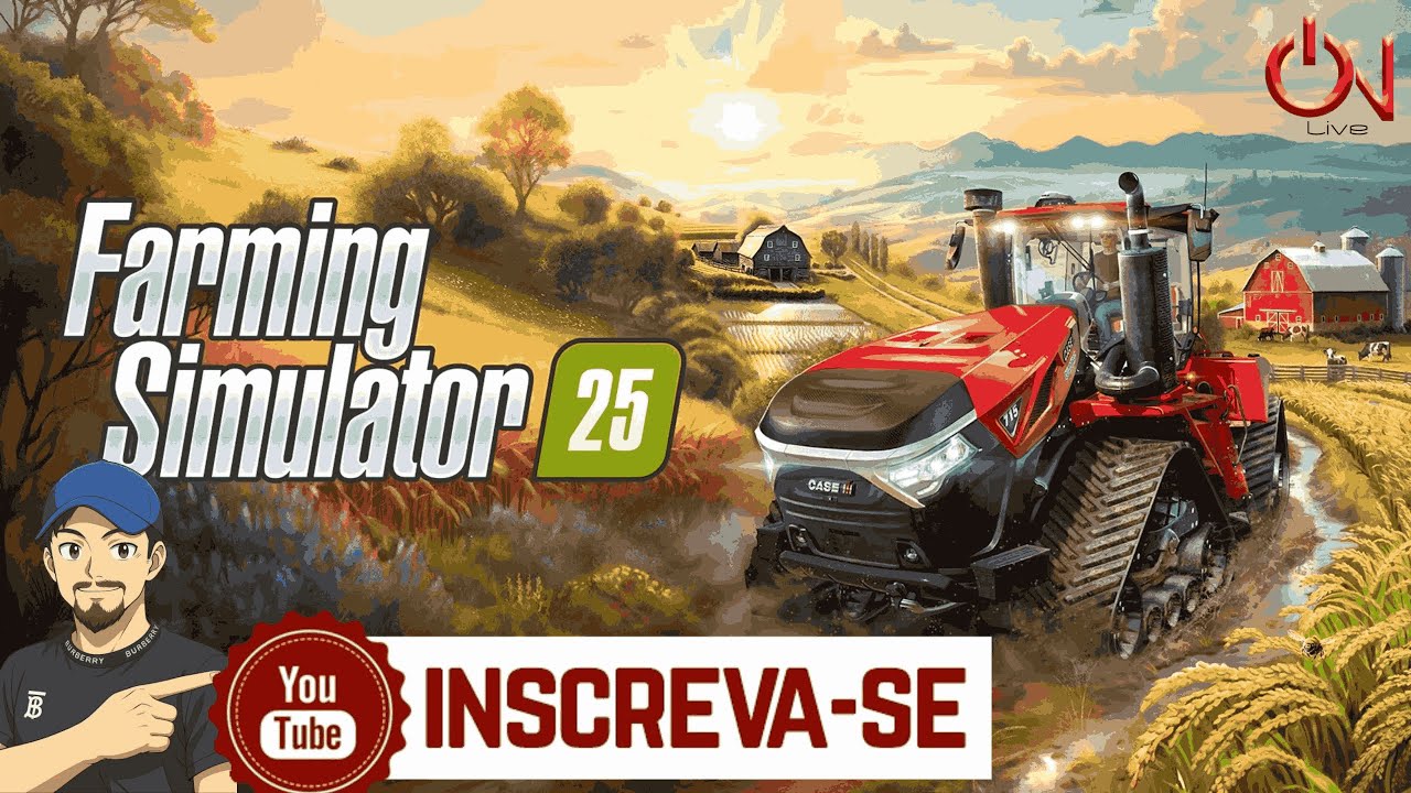 🔴LIVE  O INICIO DO FARMING SIMULATOR 25 MAPA BR-163  SAINDO DA FALENCIA EP : 04 