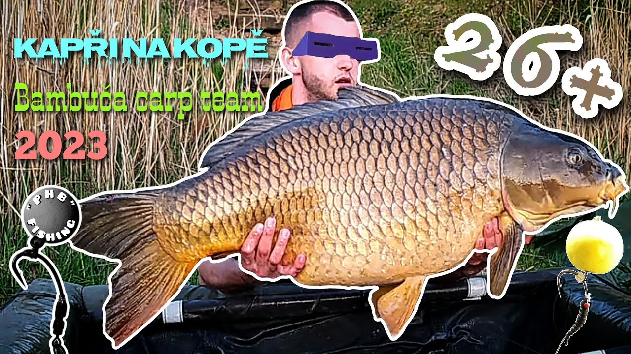 Kapři 20+ na jezeře Kopa, sportovní rybolov velkých kaprů na boilie. : Carp 20+ on Lake Kopa.