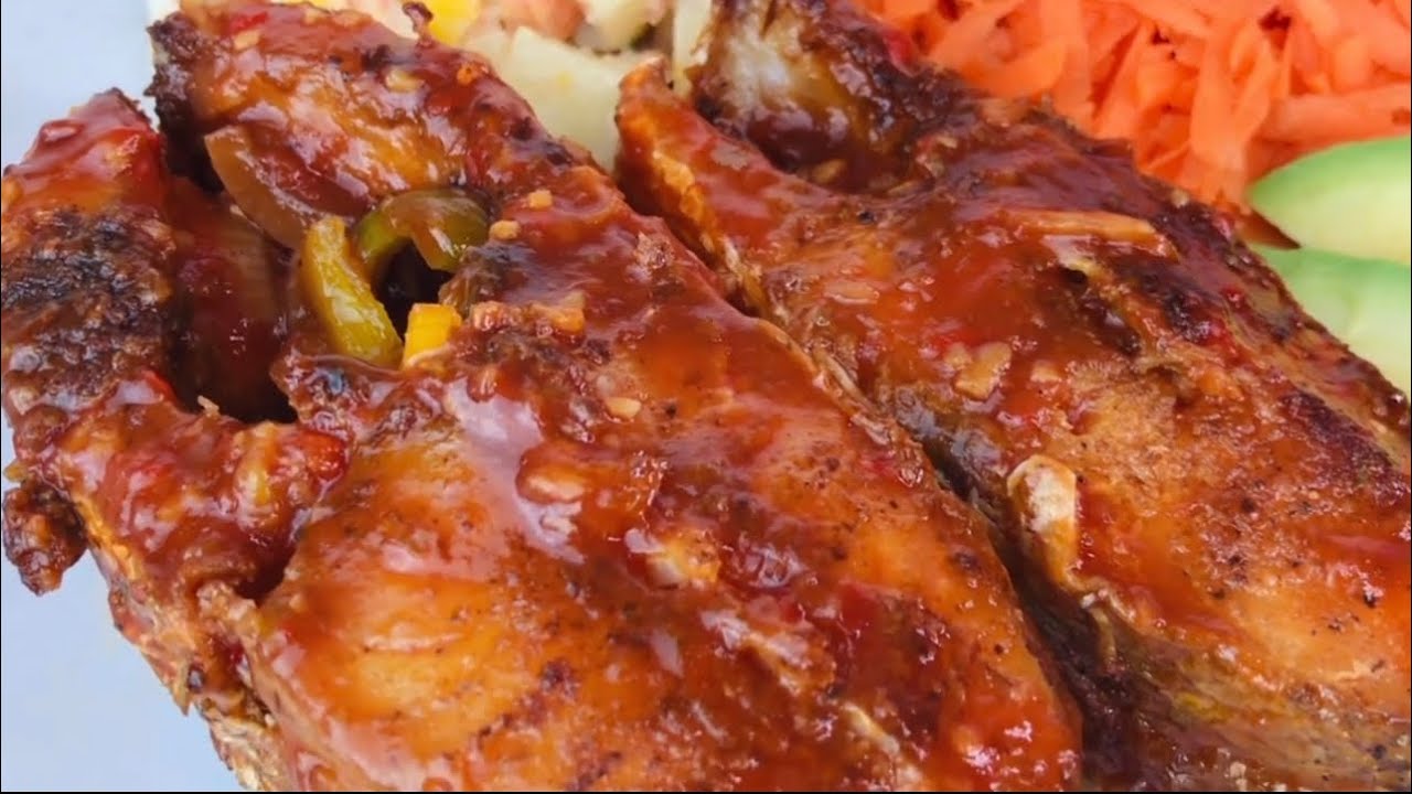 BROWN STEW FISH JAMAICAN STYLE