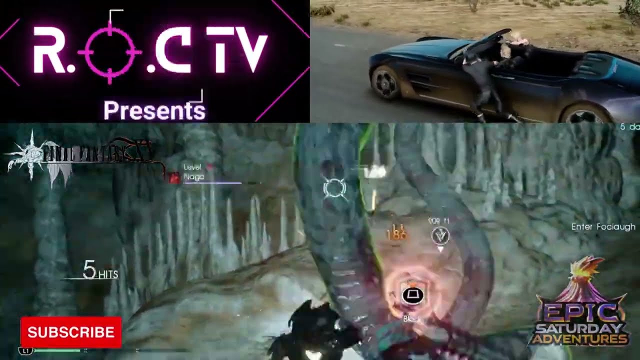 В рамках EPIC Saturday Adventures вас ждет Final Fantasy 15 от Square Enix и R.O.C TV Presents.