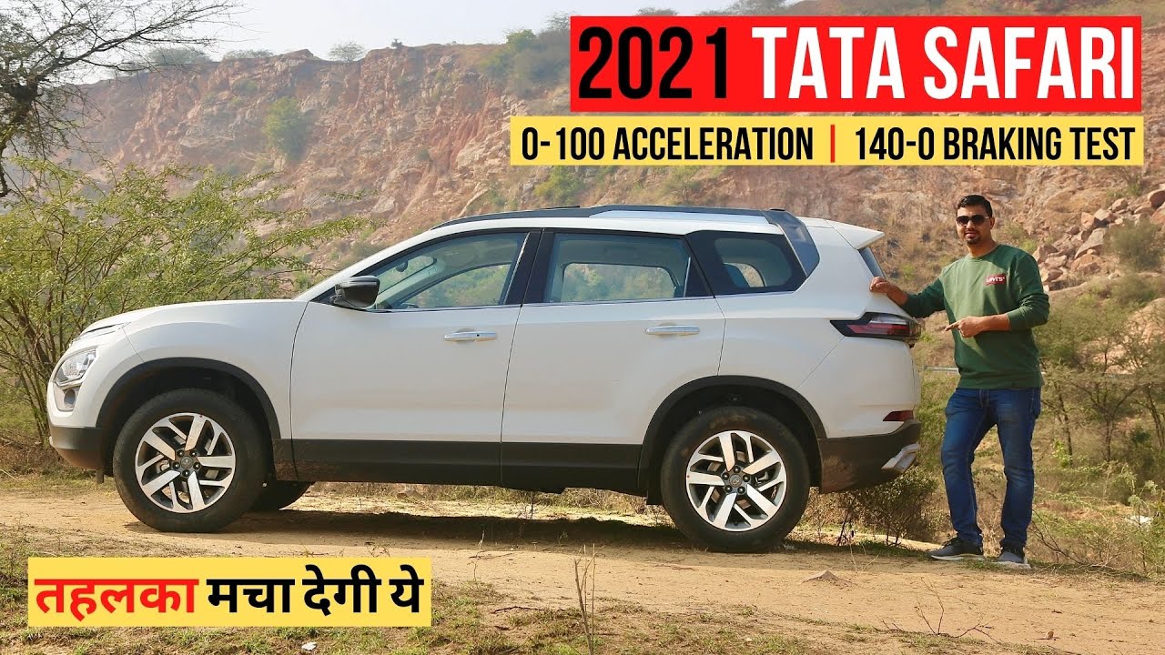 2021 Tata Safari Drive Review - 0-100 km/h, Braking Test, Off-Road