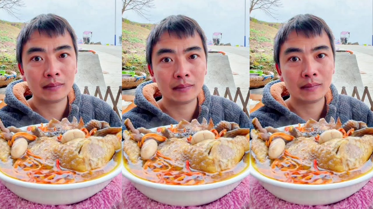 Rural Home Cooking | Enjoy Eating Chicken Soup | Comfort Food Eating Show