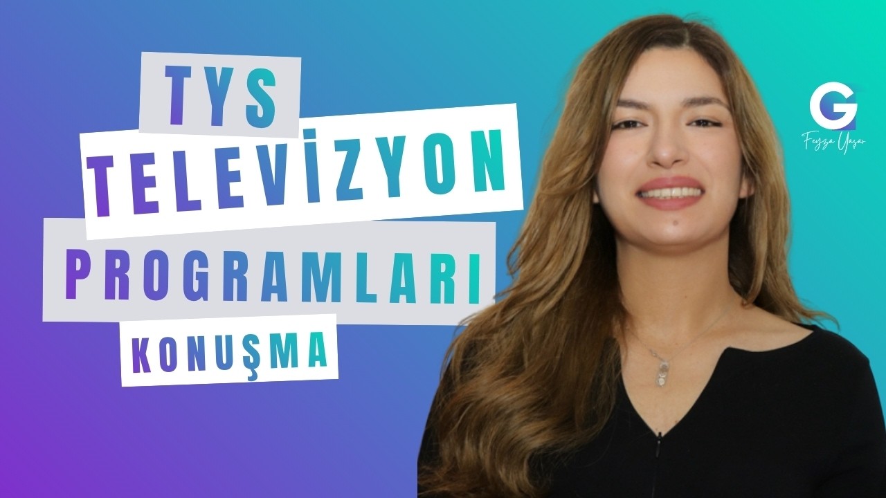 Türkçe Yeterlik Sınavı 2025 l Televizyon Programları ( Karşılıklı Konuşma)