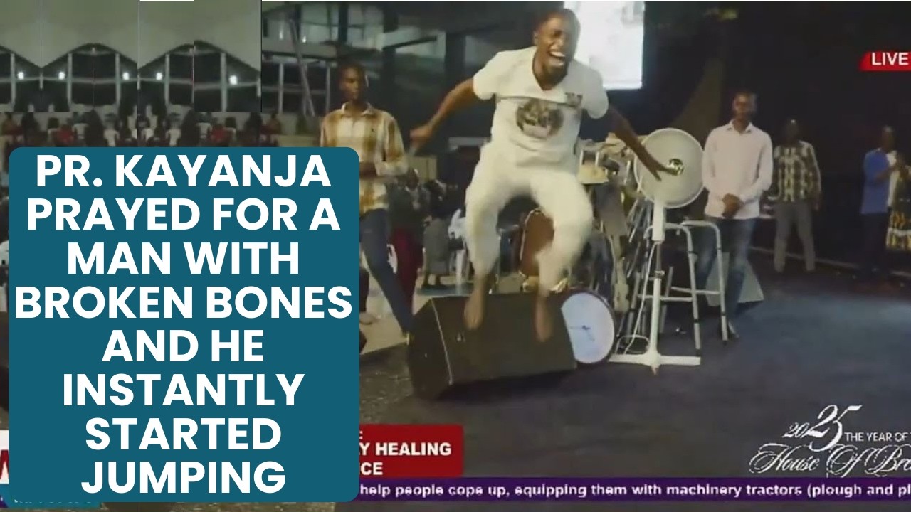 Pr. Kayanja Prayed for a Man with Broken Bones and He Instantly Started Jumping