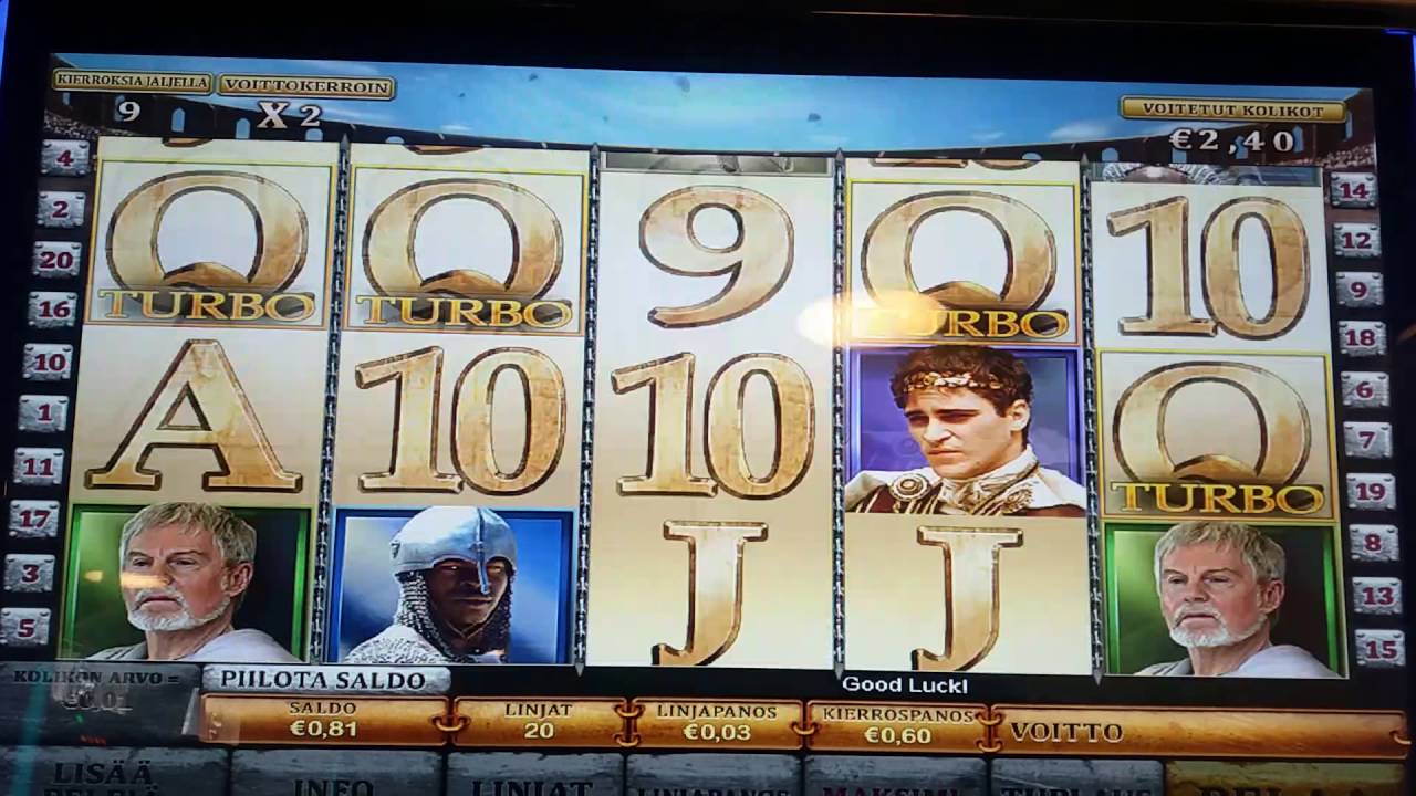 Taikuri pelaa LIVE - RAY Pelaamo - Gladiator - Bonuspeli #1
