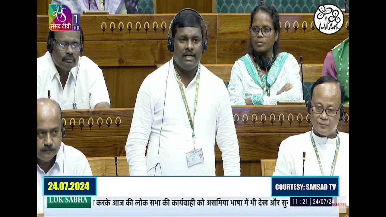 Bapi Haldar’s ZH mention in LS on the extension of railway line in his constituency of Mathurapur