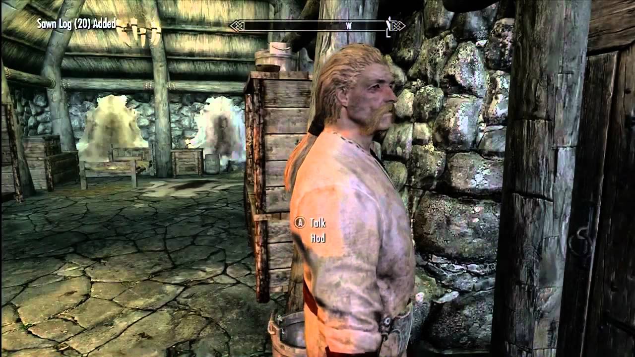 Skyrim Hearthfire How to get Sawn Logs