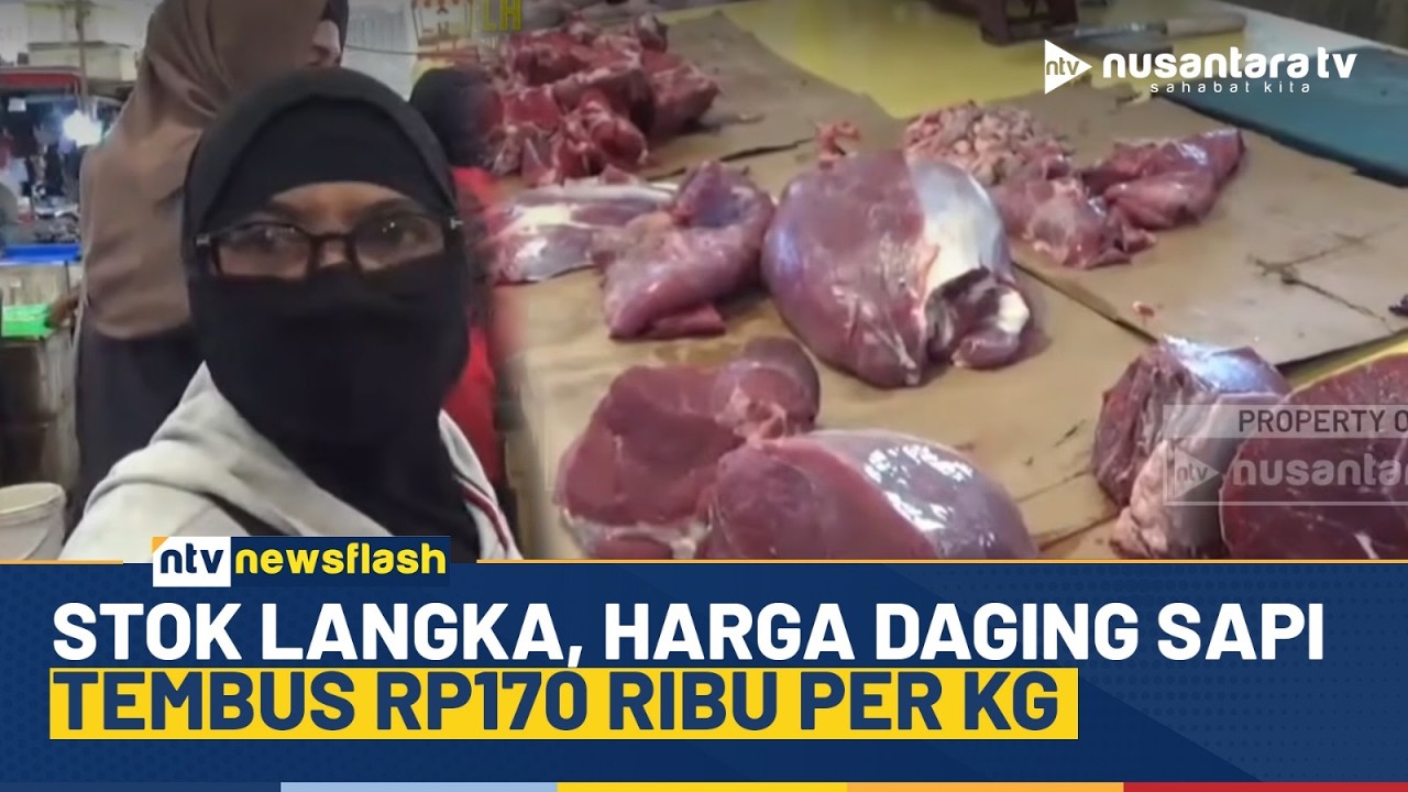 Harga Daging Sapi Tembus Rp170 Ribu per Kg di Balikpapan, Kelangkaan Stok Jadi Pemicu | NTV