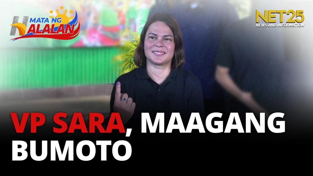 VP Sara, napaaga ang boto sa Davao City