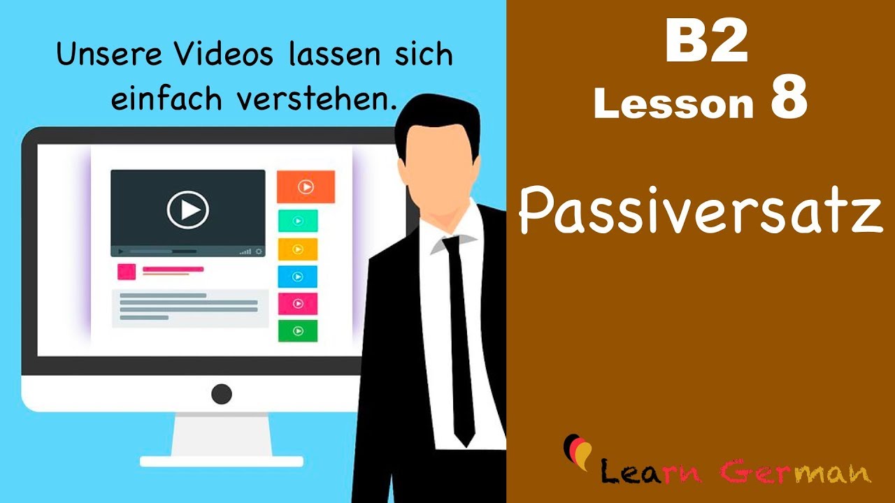 B2 Lesson 8 | Passiversatz | Passive substitutes | Learn German B2