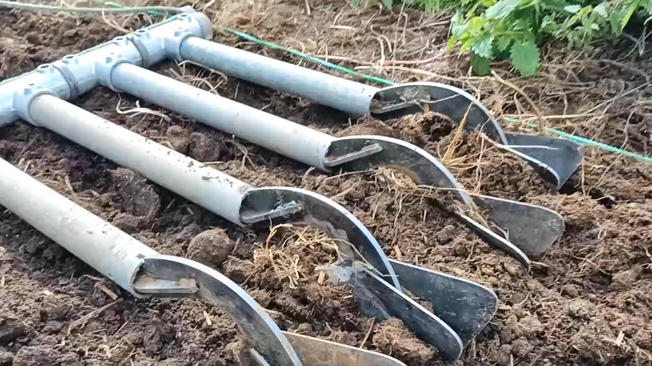 Home Made Furrowing Plough (plow) - Who'd have thought it would be so interesting  : -  )