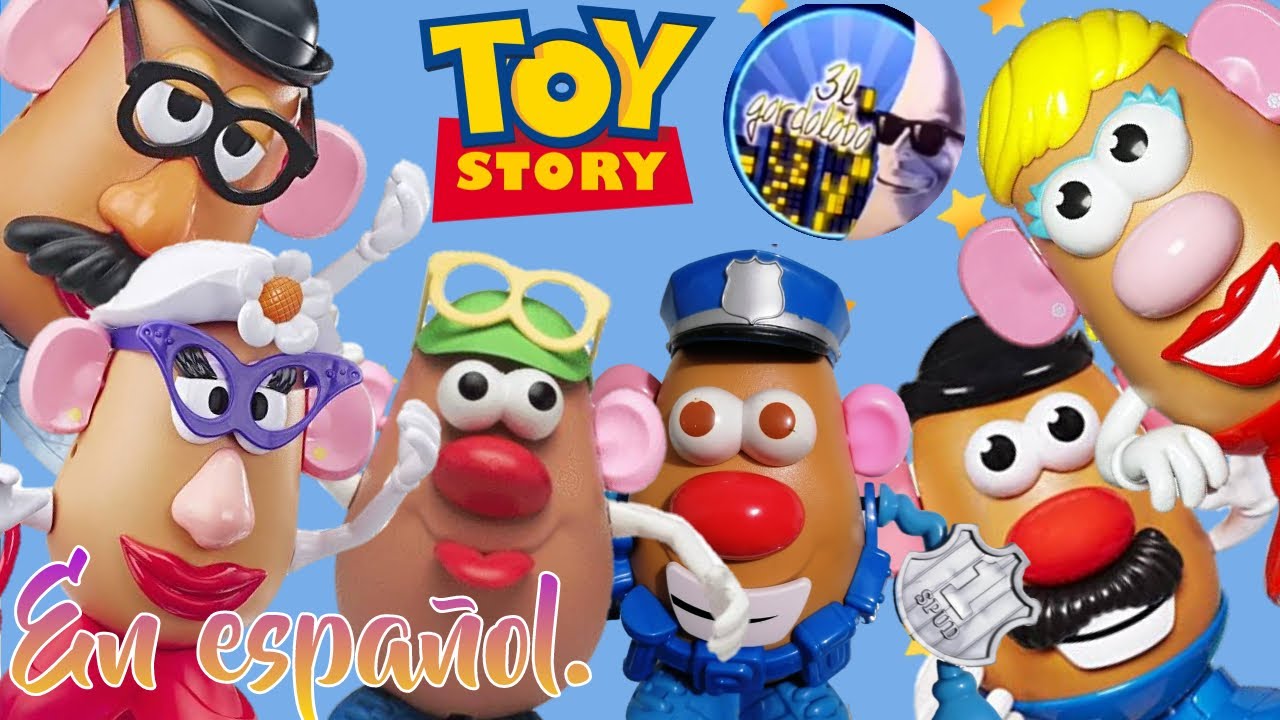 Elgordolobo TOY STORY 4 Sr y Sra Cara de papa REVIEW EN ESPAÑOL Mr potato head figures #ToyStory4